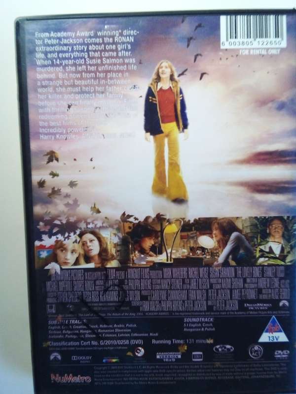 The Lovely Bones DVD Movie
