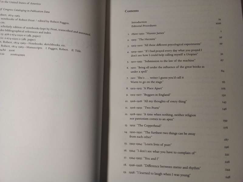 The Notebooks of Robert Frost