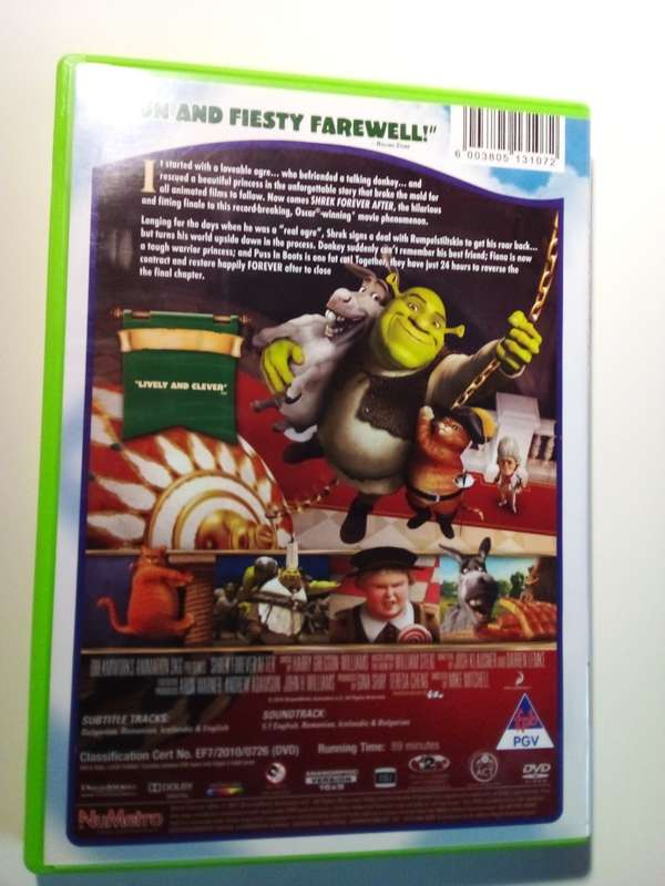 Shrek DVD Movie
