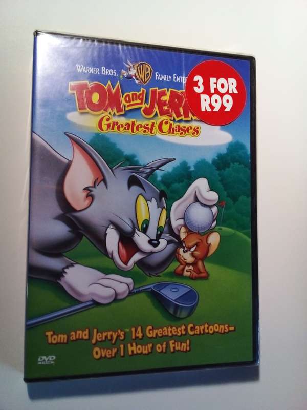 Sealed Tom & Jerry DVD Movie