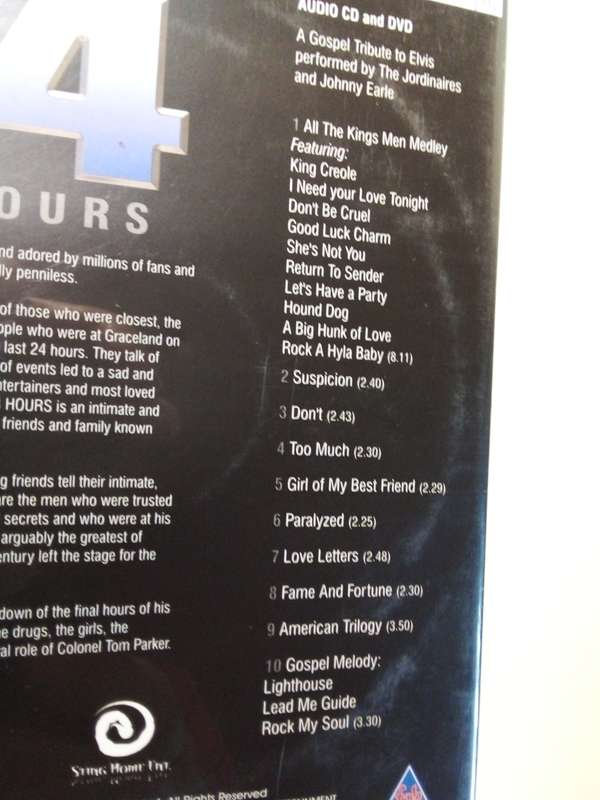 Elvis Presley The Last 24 Hours DVD & CD