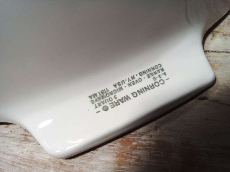 Solid Corning Ware Bowl