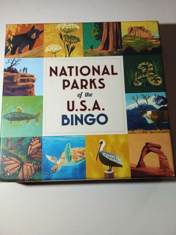 National Parks of the USA Bingo Game