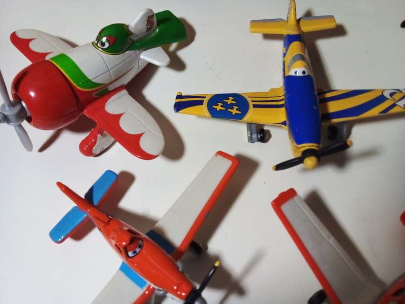 Five Disney Metal & Plastic Planes