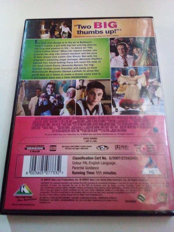 Hairspray DVD Movie