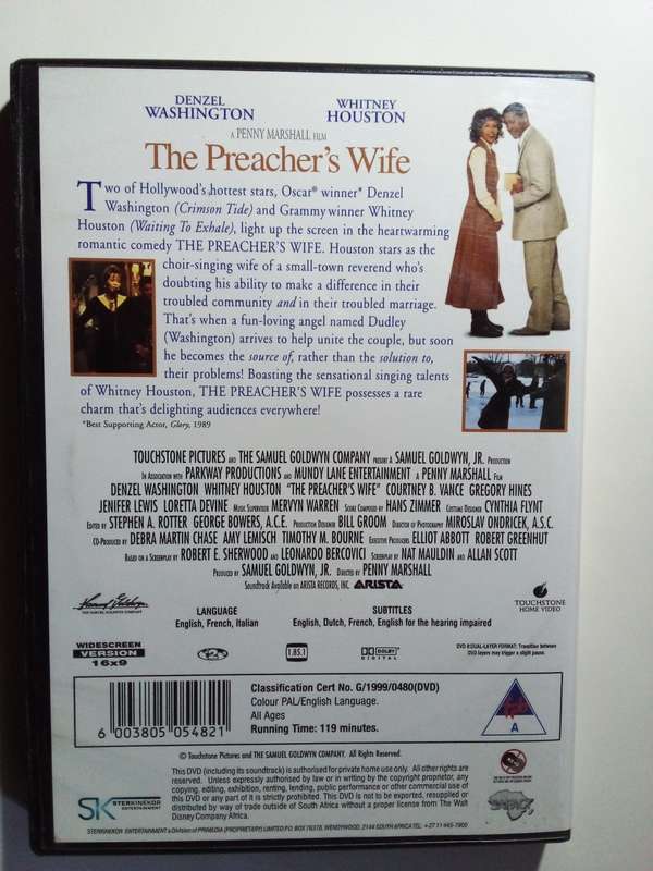 The Preachers Wife DVD Movie
