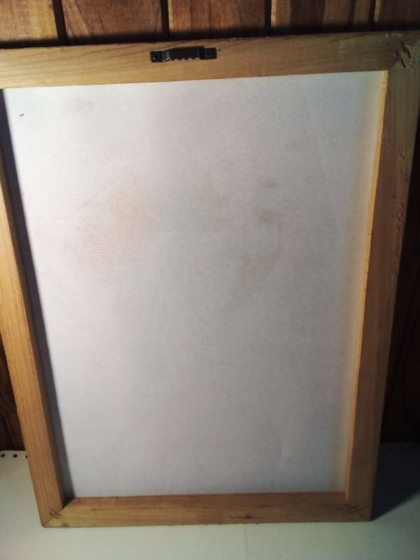 Canvass Print on Wall Hanging Block Frame
