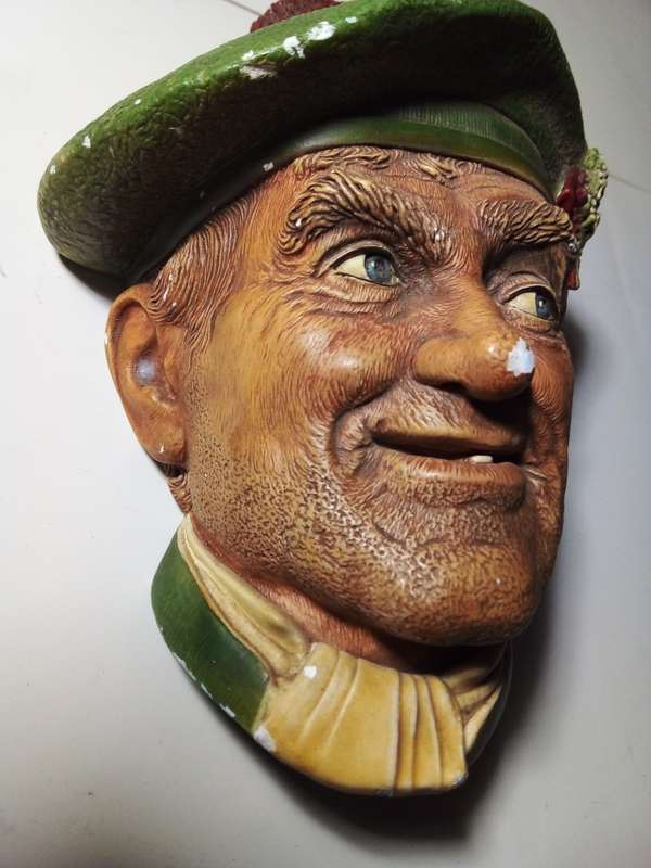 1969 Bossons `Jock` Character Face Wall Hanging