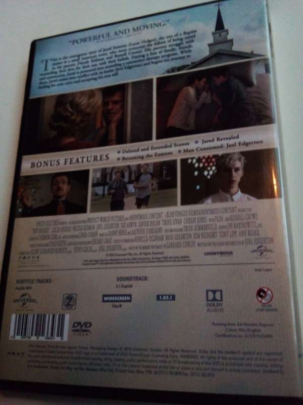 Boy Erased DVD Movie