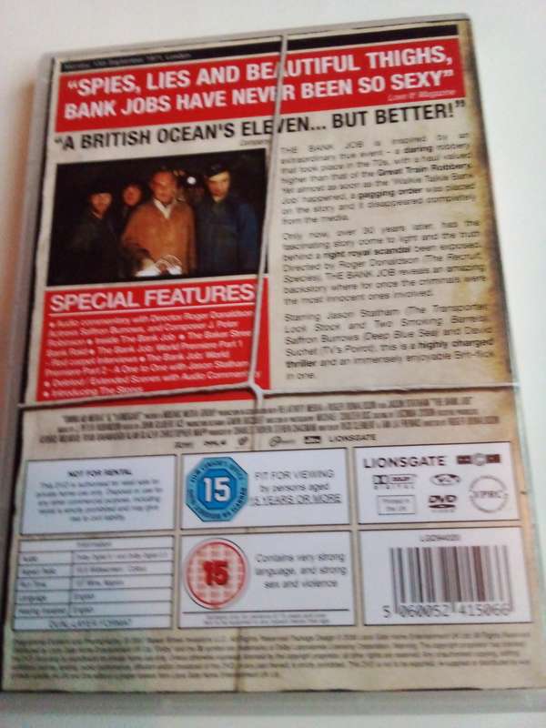 The Bank Job DVD Movie