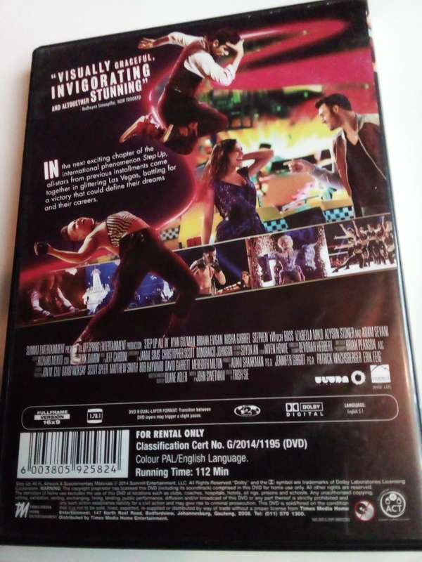 Step Up All In DVD Movie