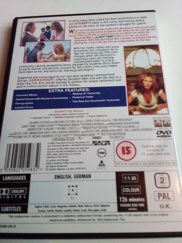 Erin Brockovich DVD Movie