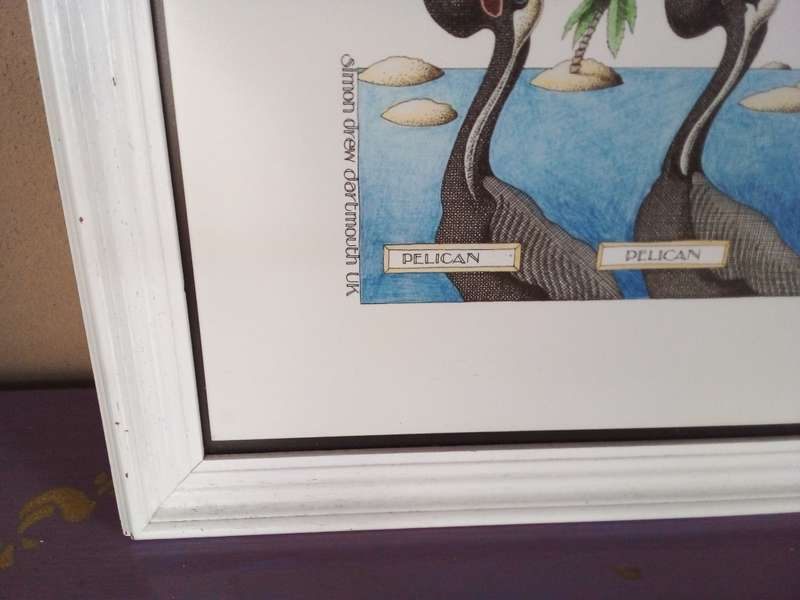 Framed Simon Drew Print - See Description
