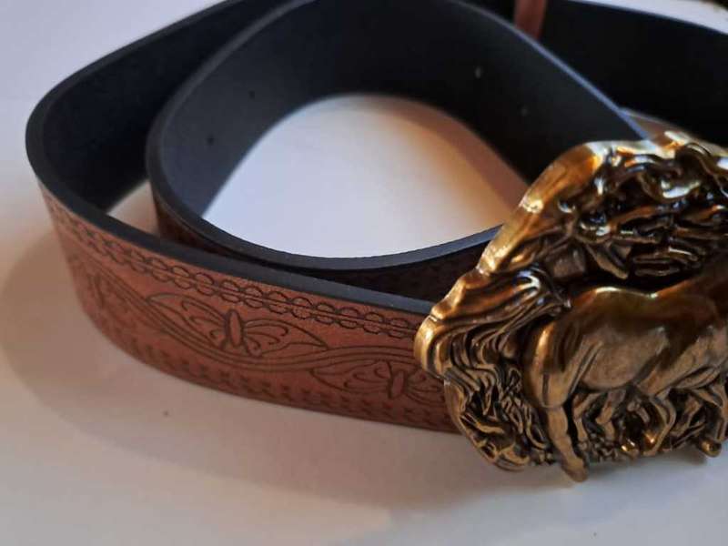 Meduim Size PU Leather Belt with Buckle
