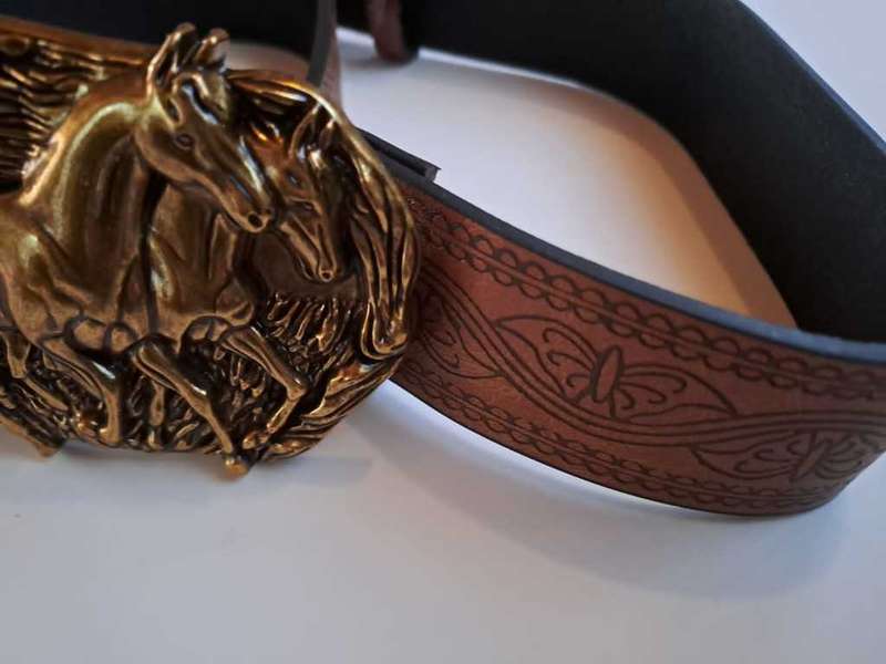 Meduim Size PU Leather Belt with Buckle