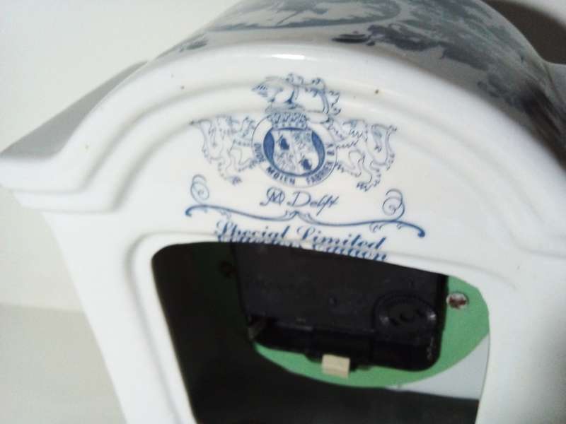 Special Limited Collectors Edition Delft Clock - See Description