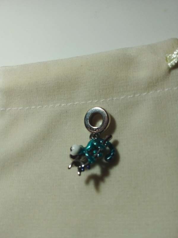 9.25 Silver Colour Changing Chameleon Bracelet Charm