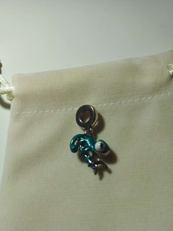 9.25 Silver Colour Changing Chameleon Bracelet Charm
