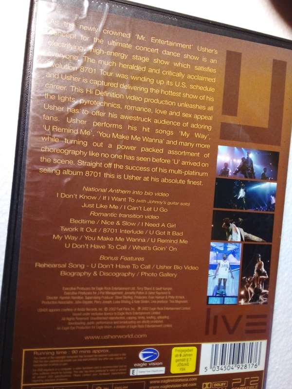Usher Live Music DVD