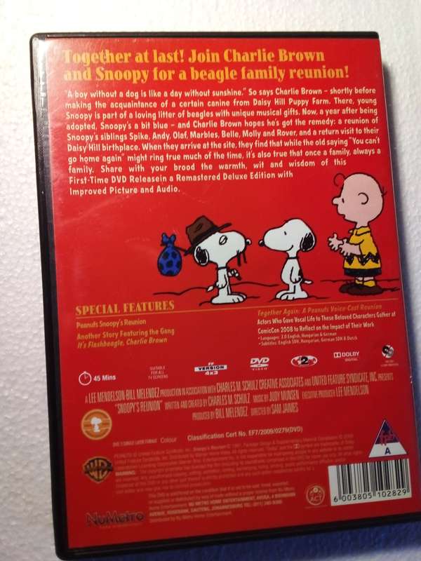 Snoopy`s Reunion DVD Movie