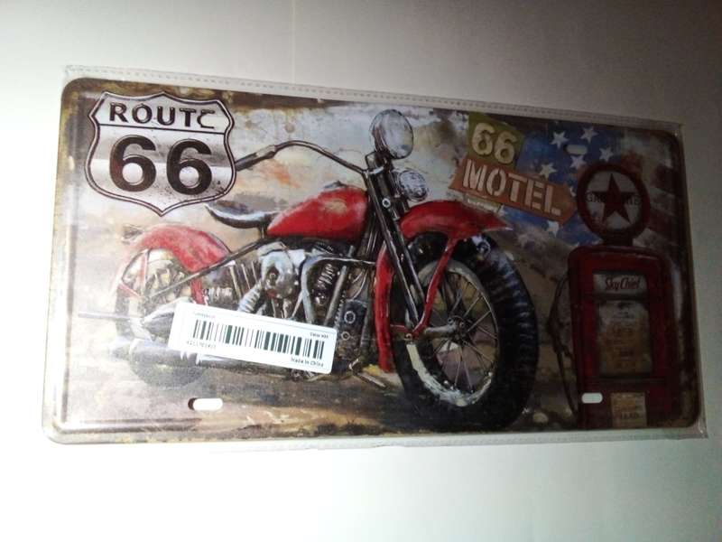 Tin Metal Route 66 Sign