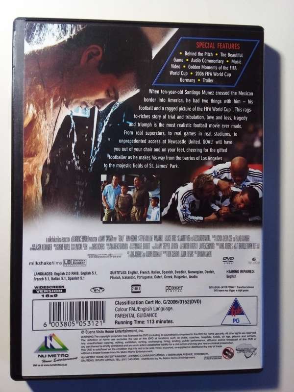 Goal! DVD Movie