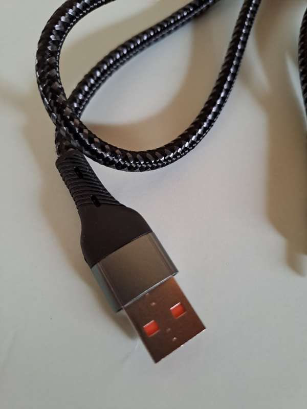 Charging Cable USB plus 3 Different Connector  Black