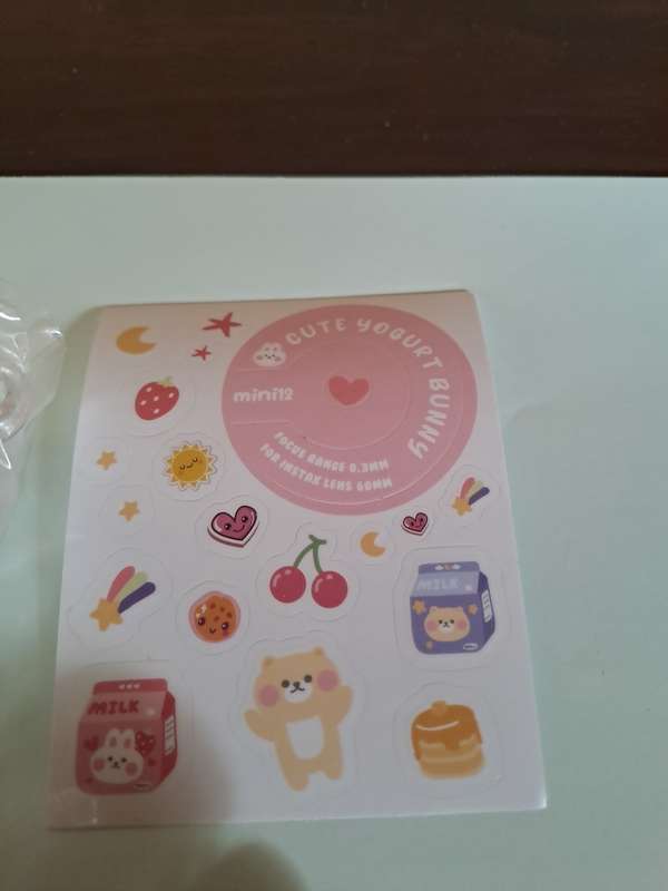 Instant Camera Casing with Stickcers and Lanyard