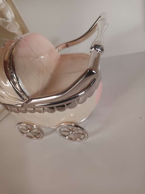 Mother of Pearl Effect Savings Box Pram