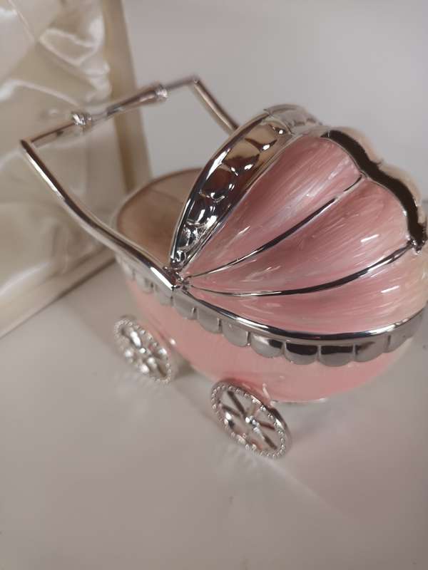 Mother of Pearl Effect Savings Box Pram