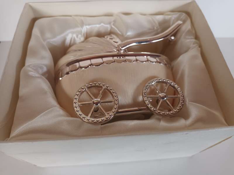 Mother of Pearl Effect Savings Box Pram