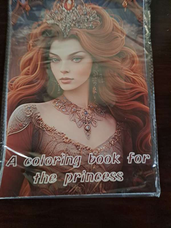 Adult Colouring book A colouring book for the Princess Spiral Pages