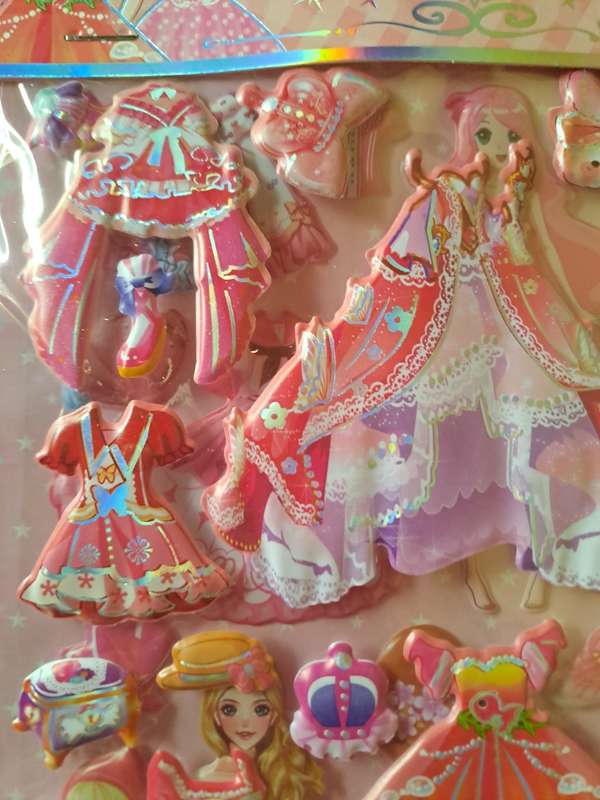 Stickers 3D Pink Princess