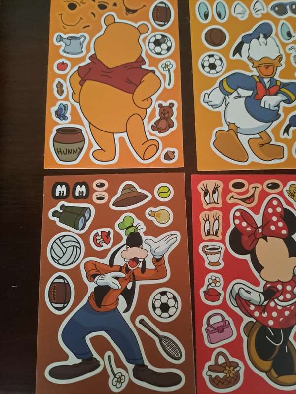 Stickers Mickey and Friends 9 sets per pack