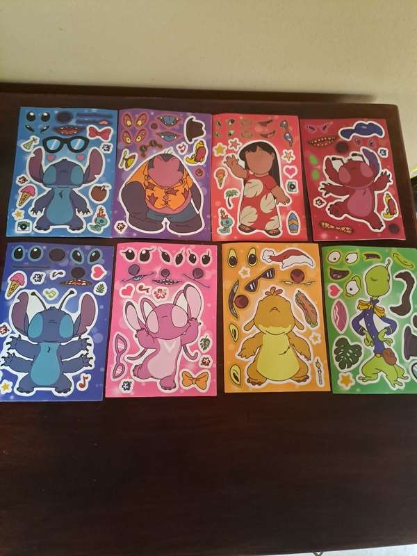 Stickers 8 Stitch Caracters
