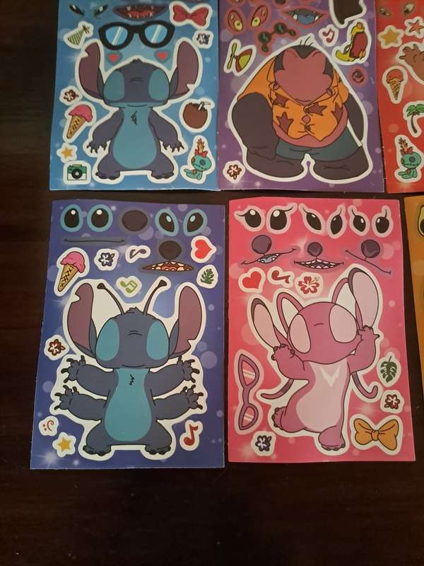 Stickers 8 Stitch Caracters