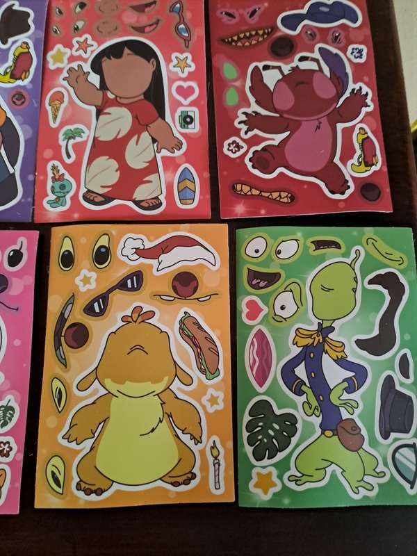 Stickers 8 Stitch Caracters