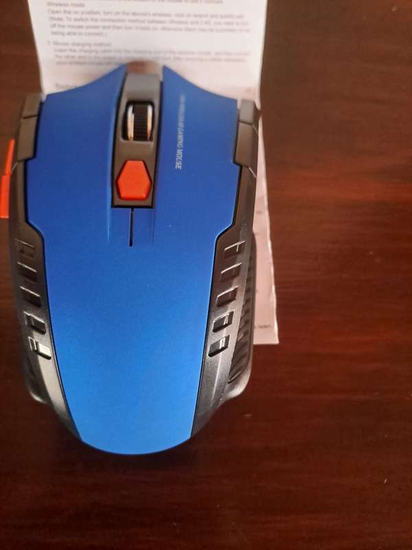 Wireless Gaming Mouse Blue