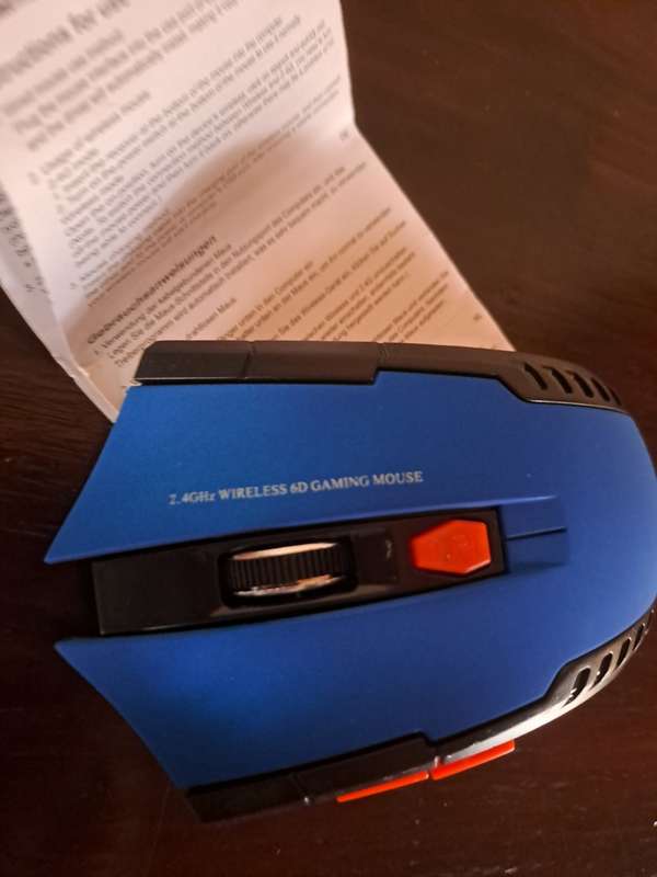 Wireless Gaming Mouse Blue