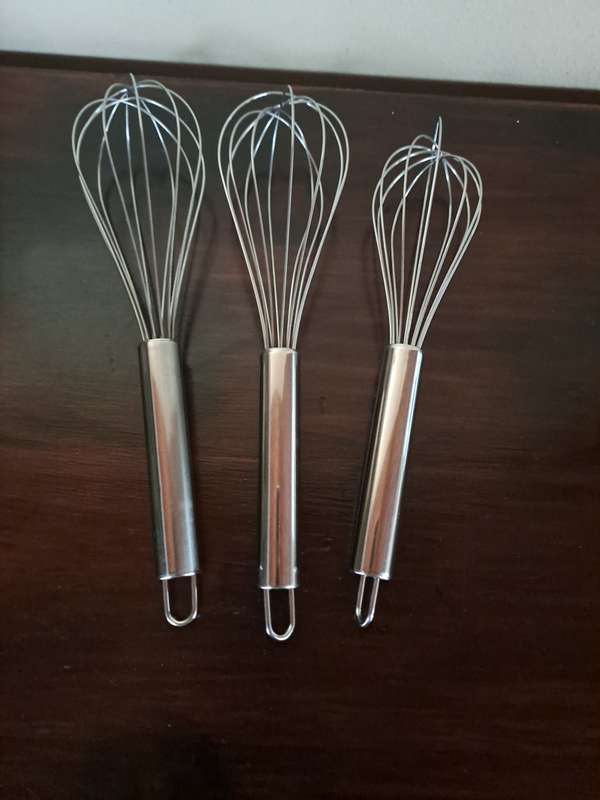 Whisks Stainless Steel 3 in set