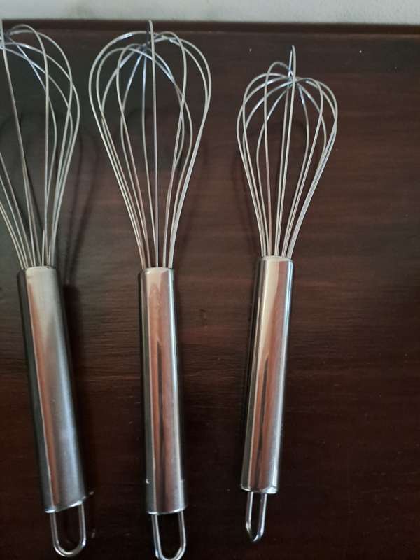 Whisks Stainless Steel 3 in set
