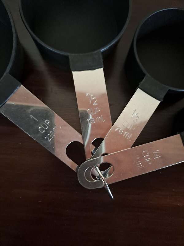 Measuring cups 8 pieces stainless steel handles