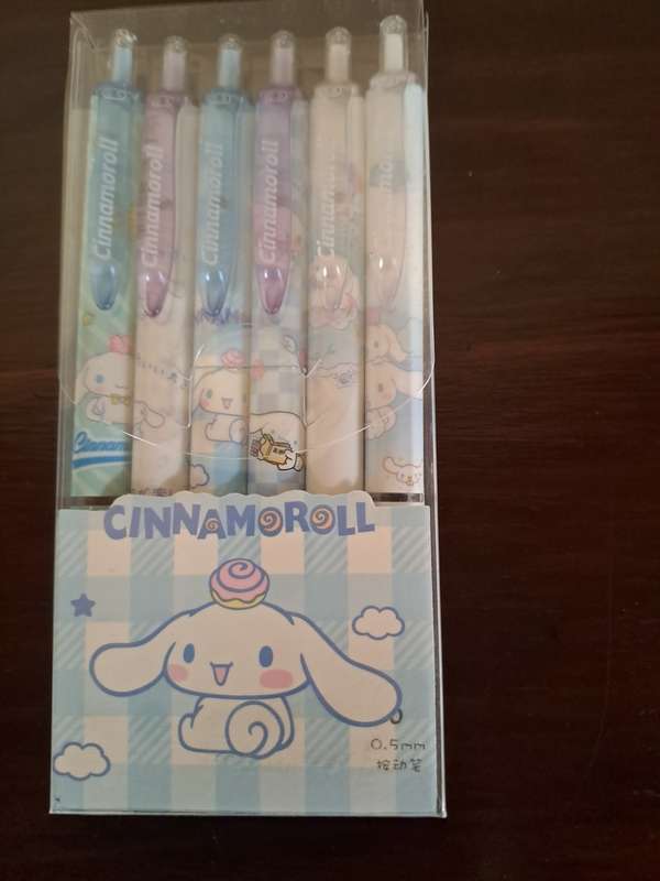 Pens Black Gel Cinnamoroll 6 pens