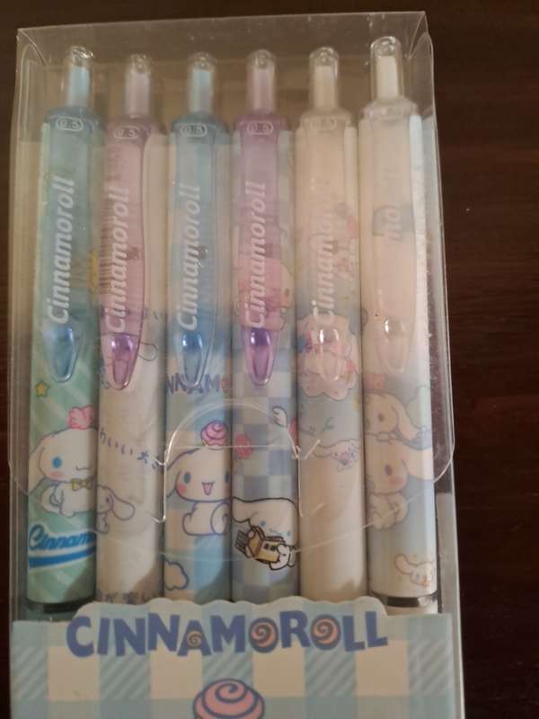 Pens Black Gel Cinnamoroll 6 pens