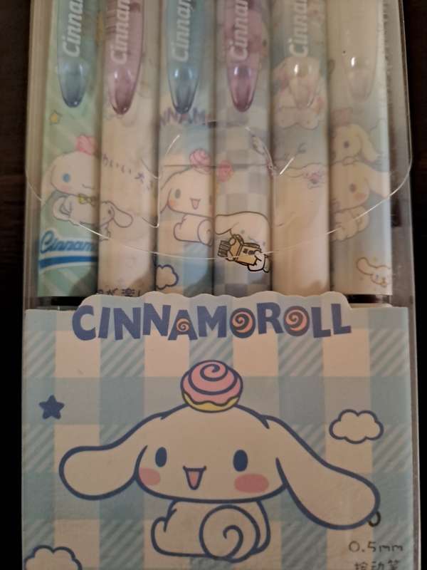 Pens Black Gel Cinnamoroll 6 pens