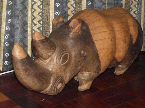******** Rhino - crafted from solid Kiaat Wood **************