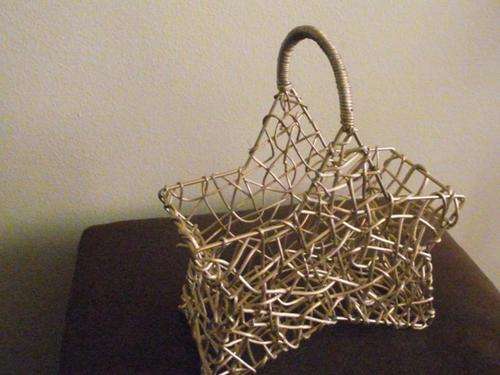 Star Shaped Wicker Basket