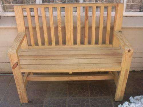 Solid Pine 2 Seater Bench