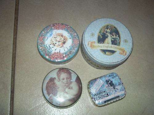 FOUR COLLECTABLE TINS