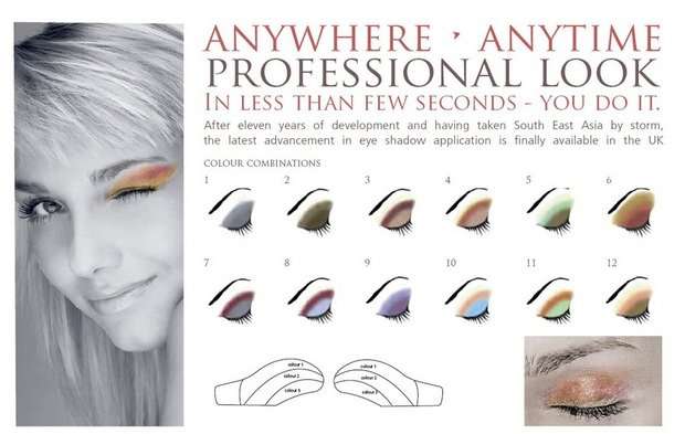 Free shipping Maxdona instant eye shadow 180 pairs